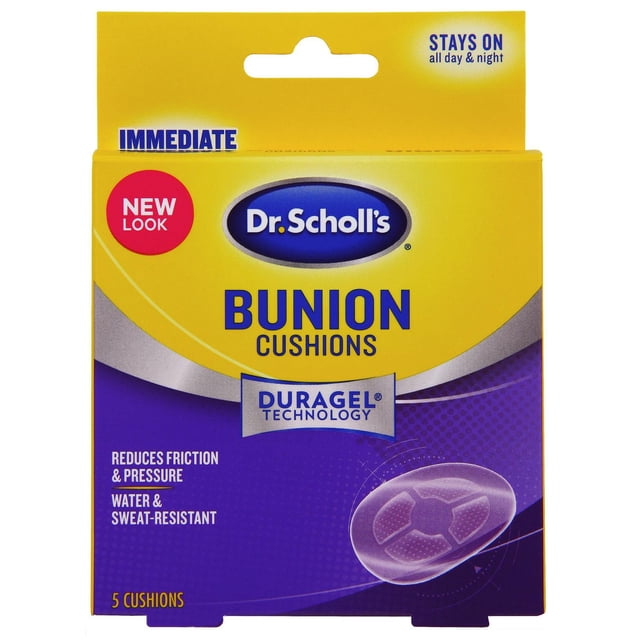 Dr. Scholl’s® Bunion Cushions with Duragel™ Technology, 5 Count Treatments