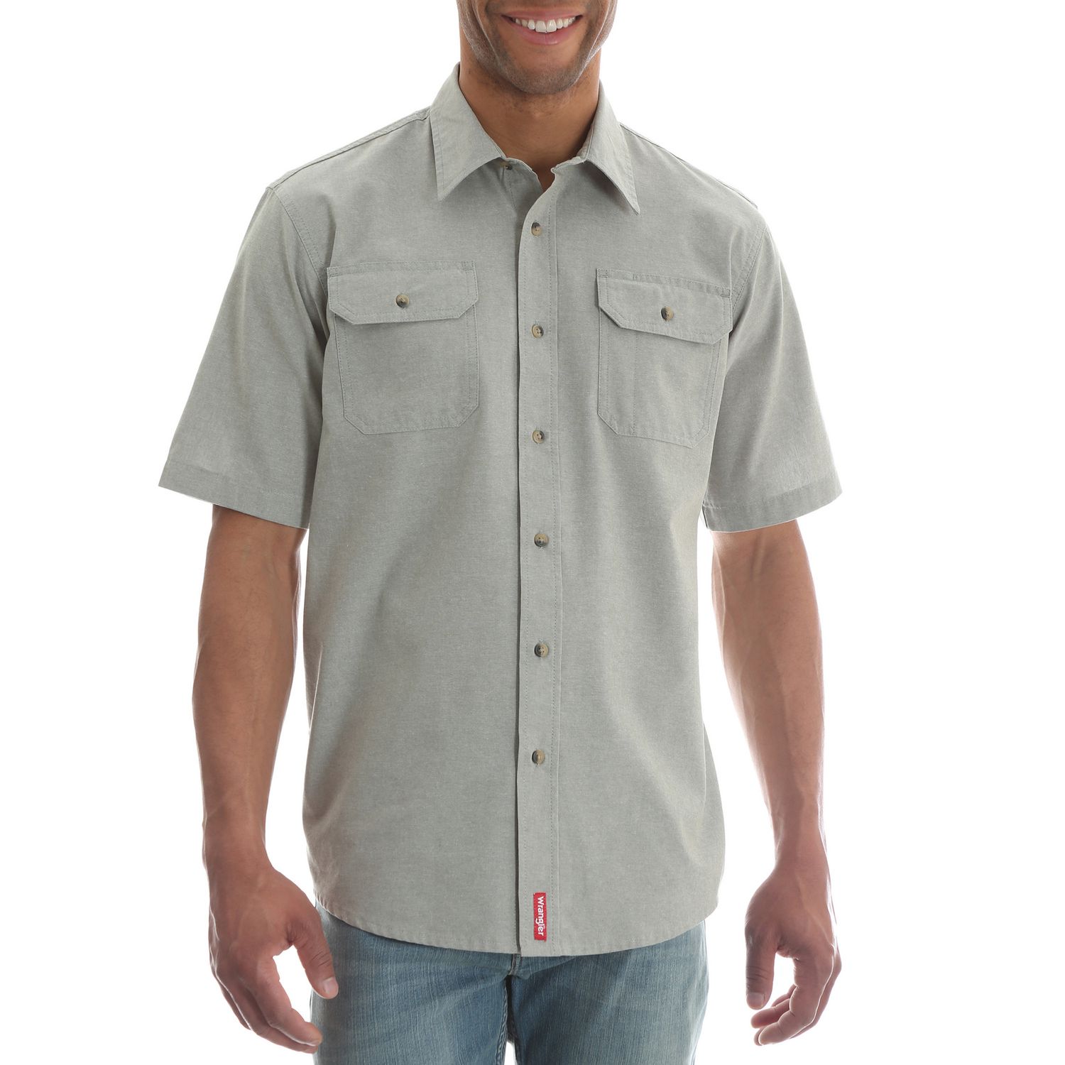 Wrangler Men's short Sleeve Woven Shirt | Walmart Canada