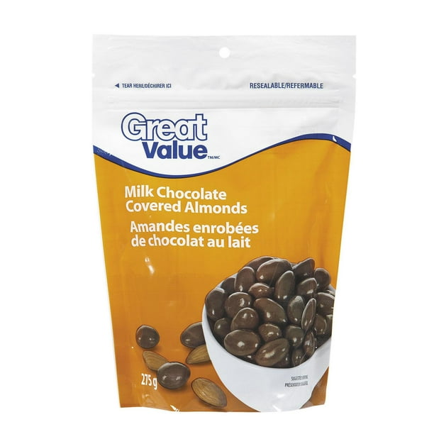 Great Value Milk Chocolate Coated Almonds Walmart.ca