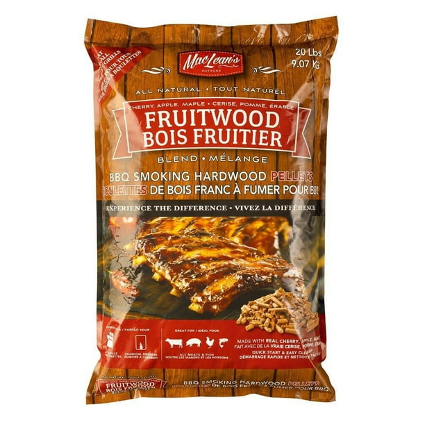 MacLean's Fruitwood Blend BBQ Smoking Pellets Walmart.ca