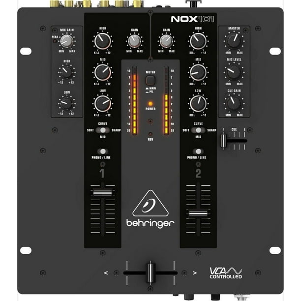 Console de mixage DJ Behringer NOX101 à 2 canaux