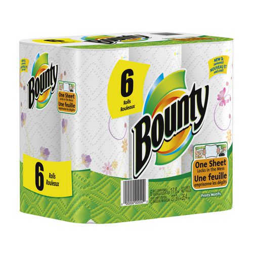 Bounty Prints Paper Towels - 6 Rolls | Walmart Canada