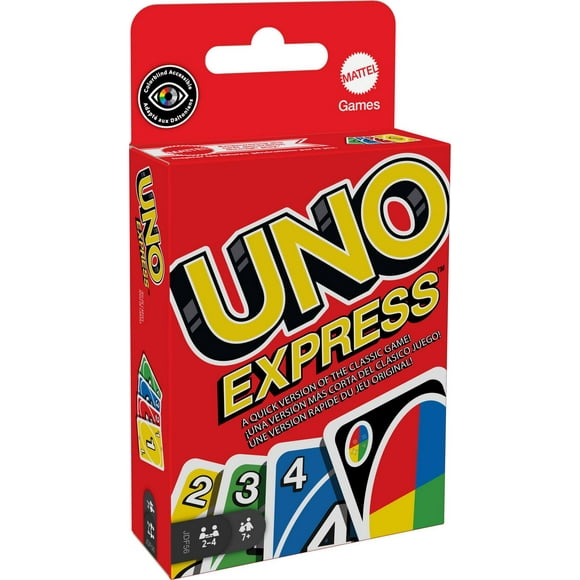 UNO Express Card Game for Game Night, Ages 7Y+