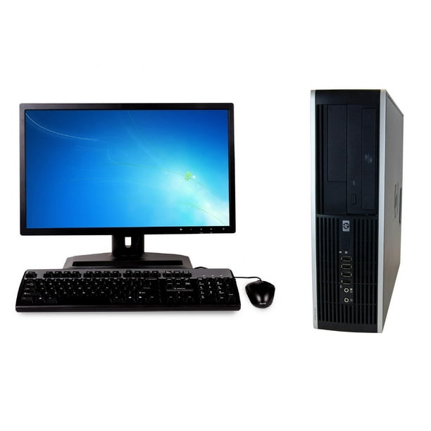 Reusine HP Pro SFF Bureau Intel DC 6200 + 22'' LCD