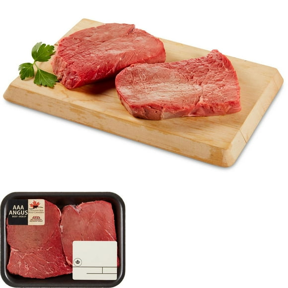 Inside Round Beef Steak, Your Fresh Market, 2 steaks, AAA Angus Beef, 0.35 - 0.58 KG