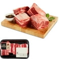thumbnail image 1 of Bouts de côtes de bœuf à l'anglaise Mon marché fraîcheur, 4 morceaux, Bœuf Angus AAA, 0.55 - 0.80 KG, 1 of 3