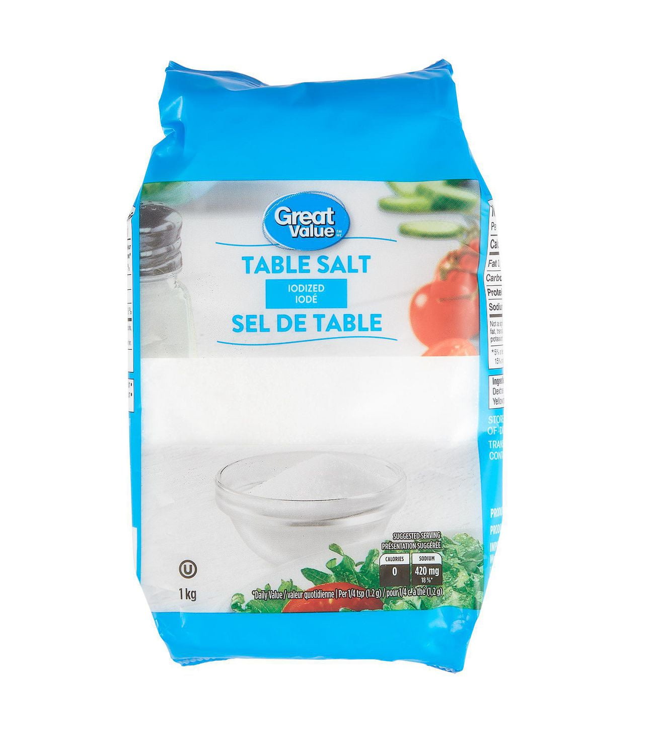 Great Value Iodized Table Salt Walmart Canada