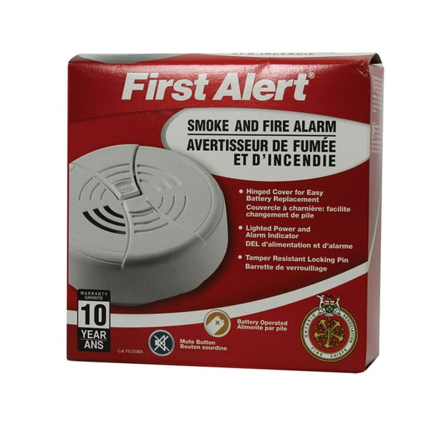First Alert - Avertisseurs de Fumée de Base, Fonctionne à Piles