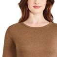 thumbnail image 4 of George Women's Slim Rib Long Sleeve Tee, 4 of 6
