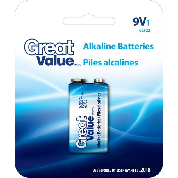 9V Alkaline Piles , 1 paq