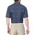 thumbnail image 2 of Ben Hogan Polo de golf à manches courtes à imprimé poisson linéaire pour hommes, 2 of 4
