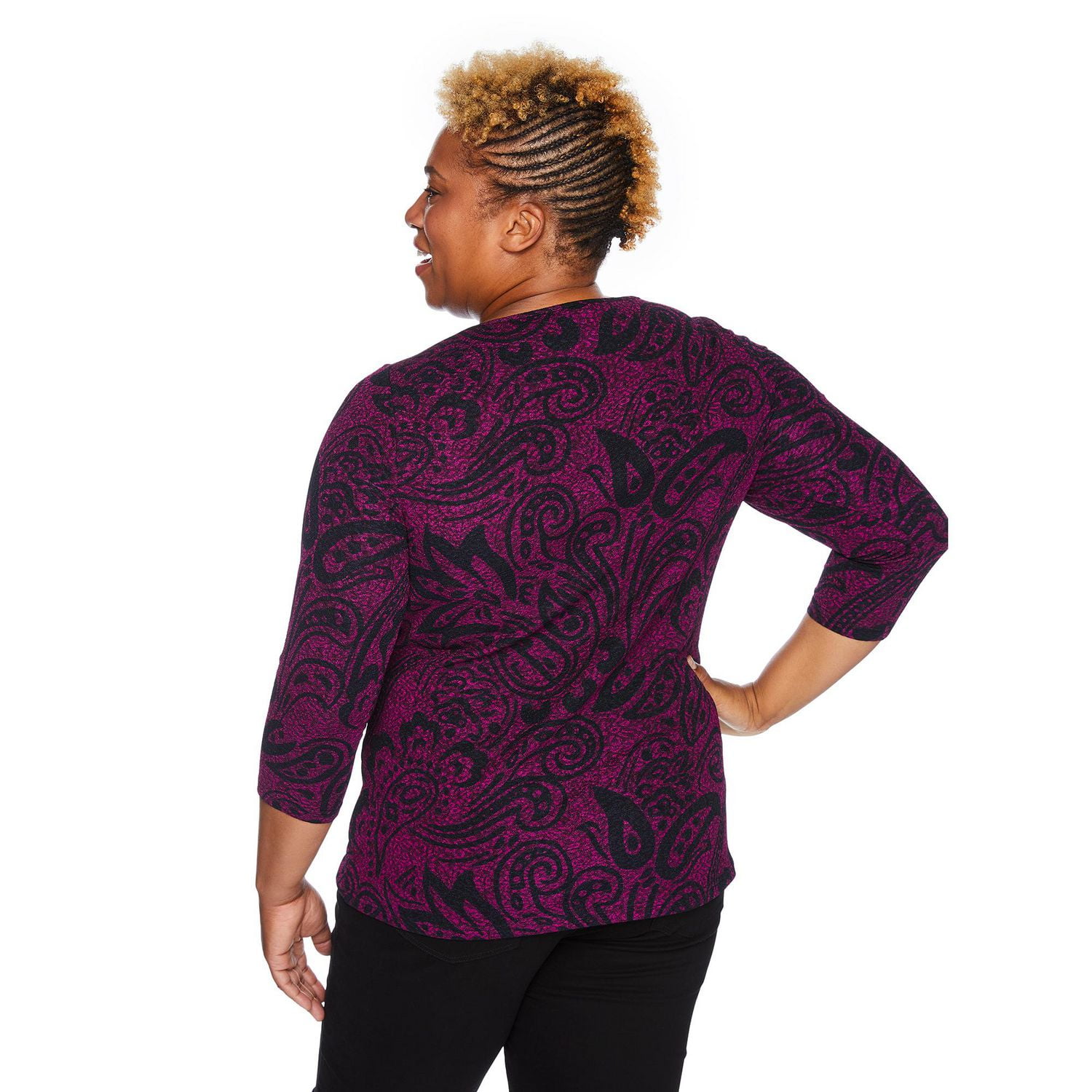 Penmans Plus Women's Boat Neckline Top