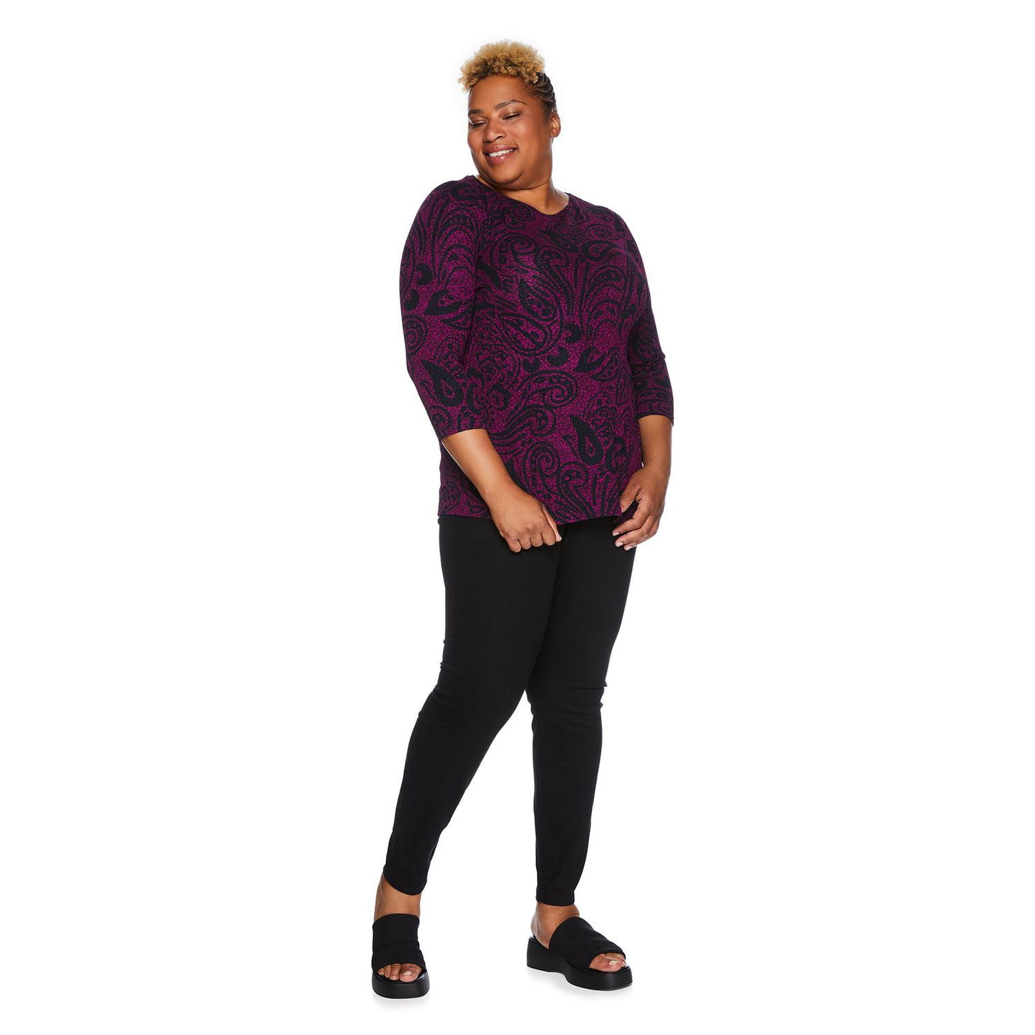 Penmans Plus Women's Boat Neckline Top