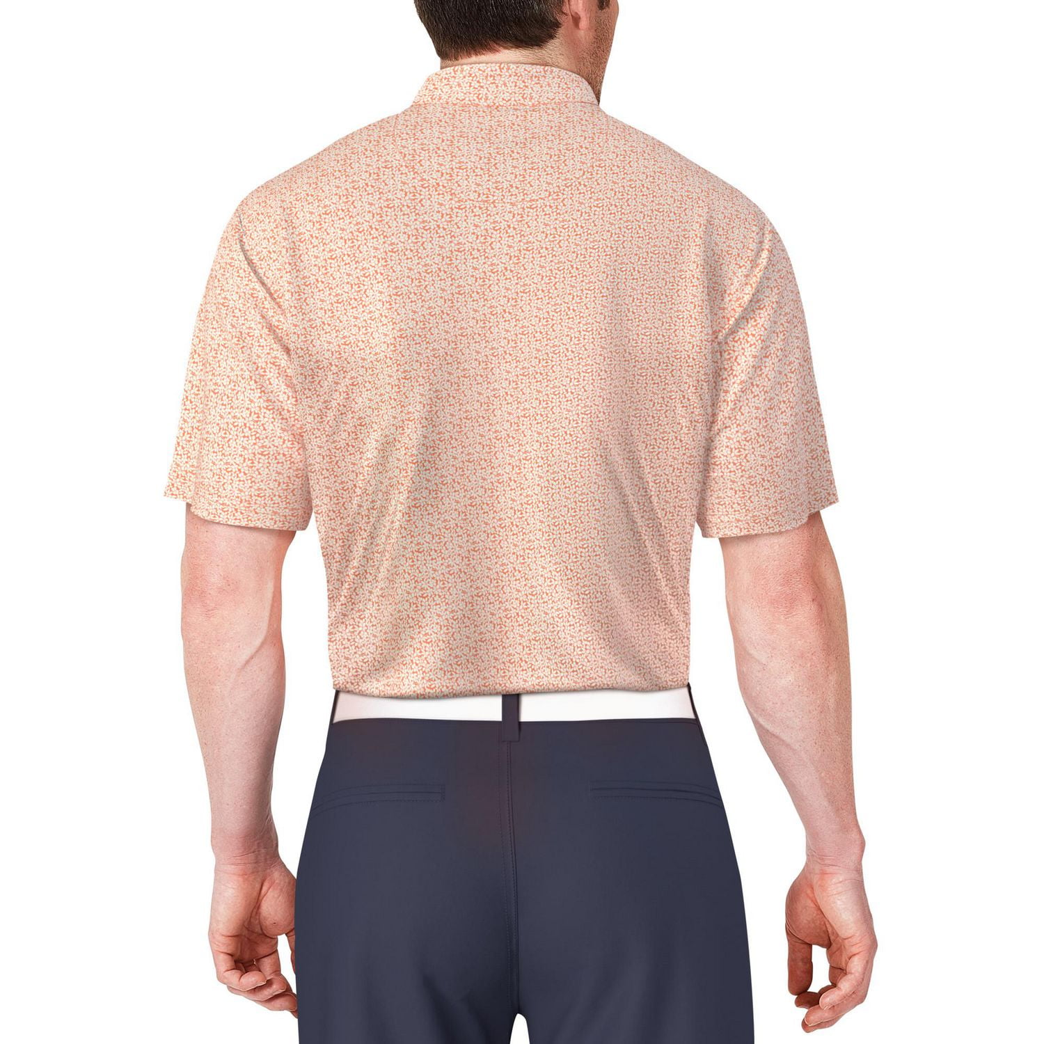 Ben Hogan Men’s Floral Print Short Sleeve Golf Polo