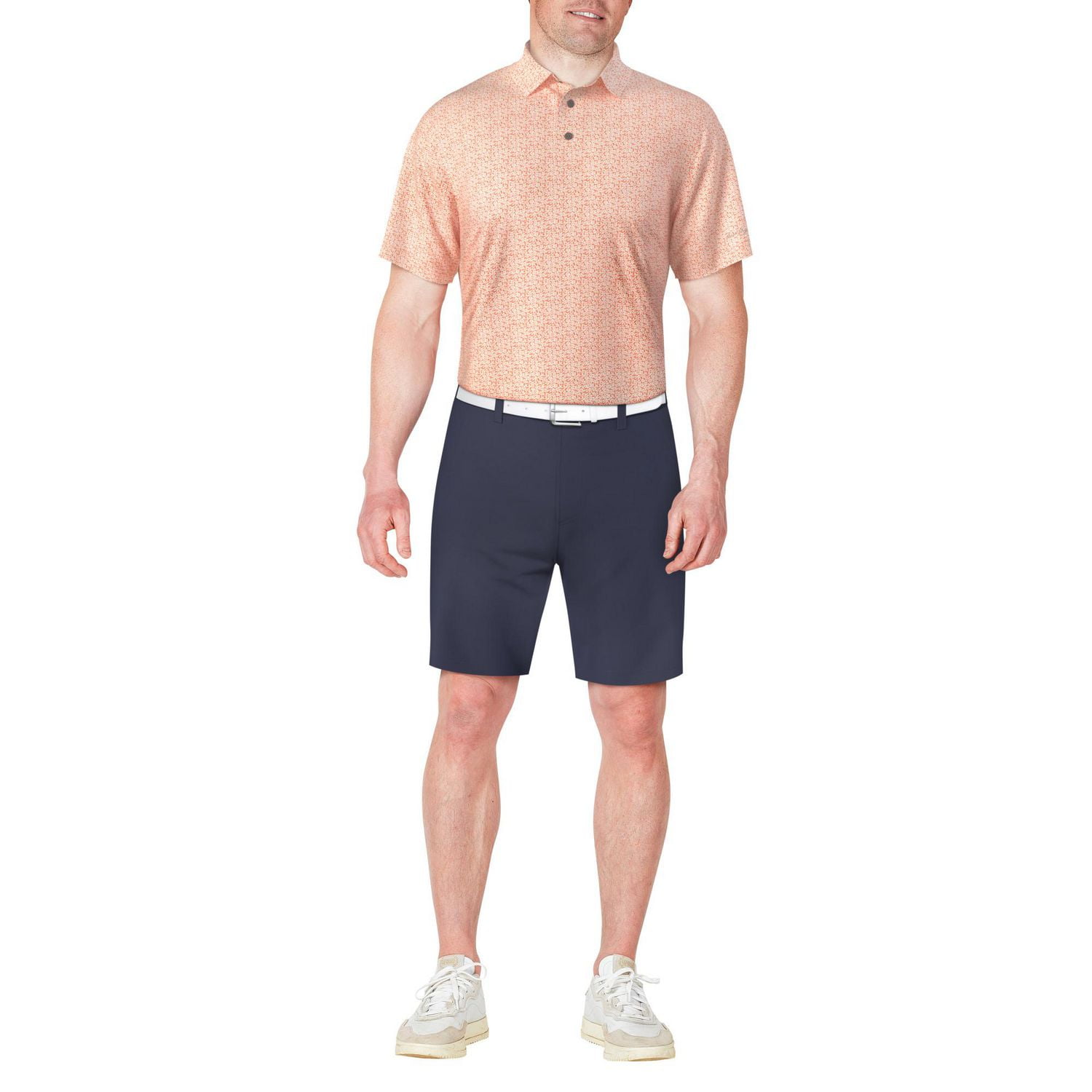 Ben Hogan Men’s Floral Print Short Sleeve Golf Polo