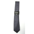 thumbnail image 1 of George Men’s Textured Solid Skinny Black Tie, 1 of 3