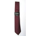 thumbnail image 1 of George Men’s Textured Solid Skinny Black Tie, 1 of 3