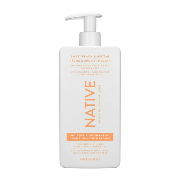 Native Sweet Peach & Nectar Moisturizing Shampoo, 487mL, 487ML