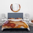 thumbnail image 1 of Designart Micro agate geode Stone Duvet Cover Set, 1 of 1
