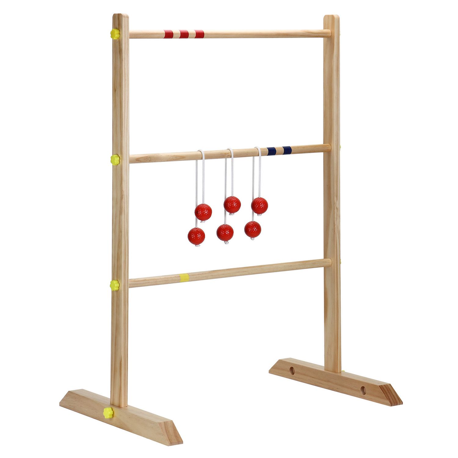 Lancer de Tac : accrochez vos boules sur l'échelle en bois