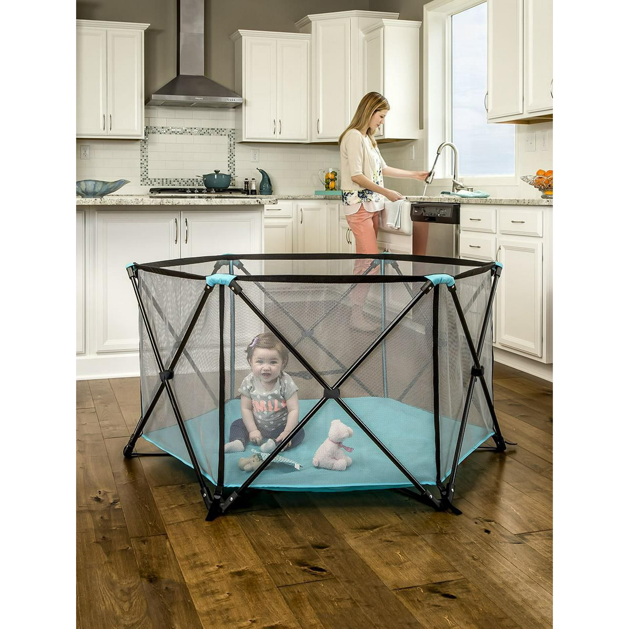 6-Panel My Play Portable Play Yard® with Pad