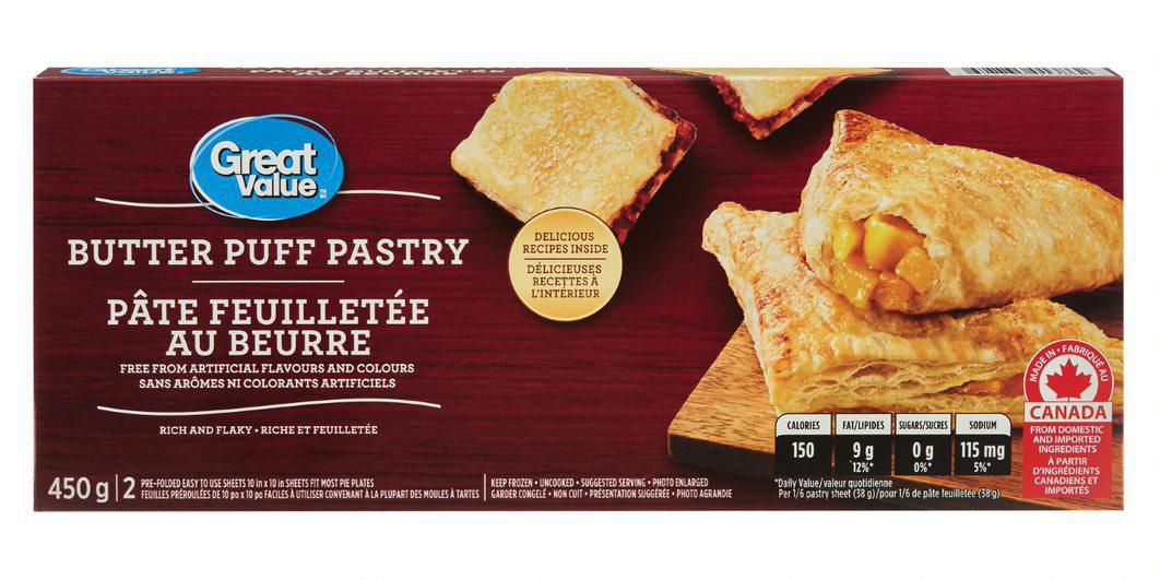 Great Value Butter Puff Pastry | Walmart Canada