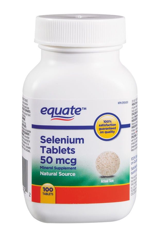 Equate Selenium Tablets 50 Mcg Walmart Canada