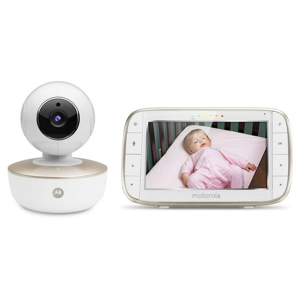 Moniteur vidéo MBP855CONNECT de Motorola pour bébé portable de 5 po avec Wi-Fi
