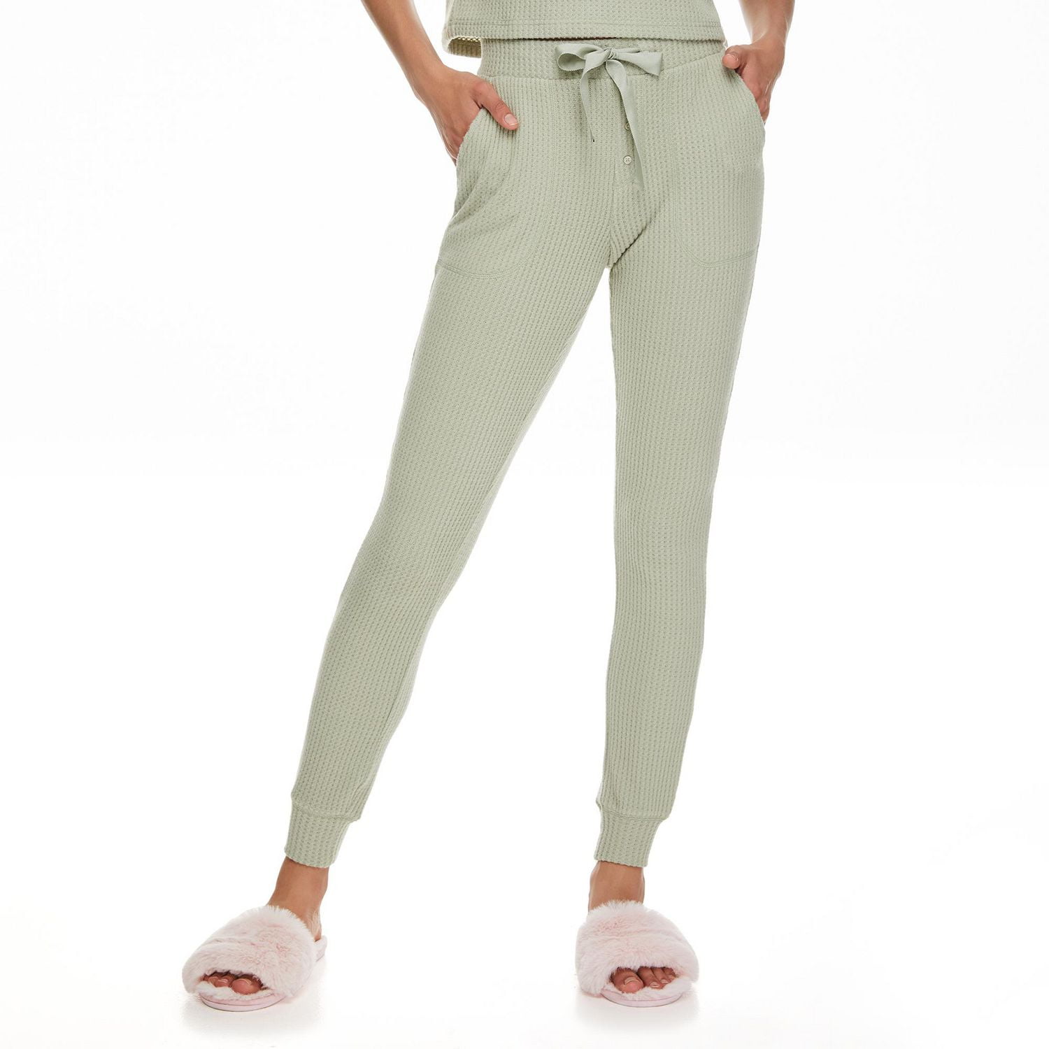 Jogger en tricot gaufré No Boundaries pour femmes