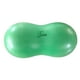 Ballon de stabilité pour le yoga en forme d'arachide verte de Sivan Health & Fitness – image 1 sur 1