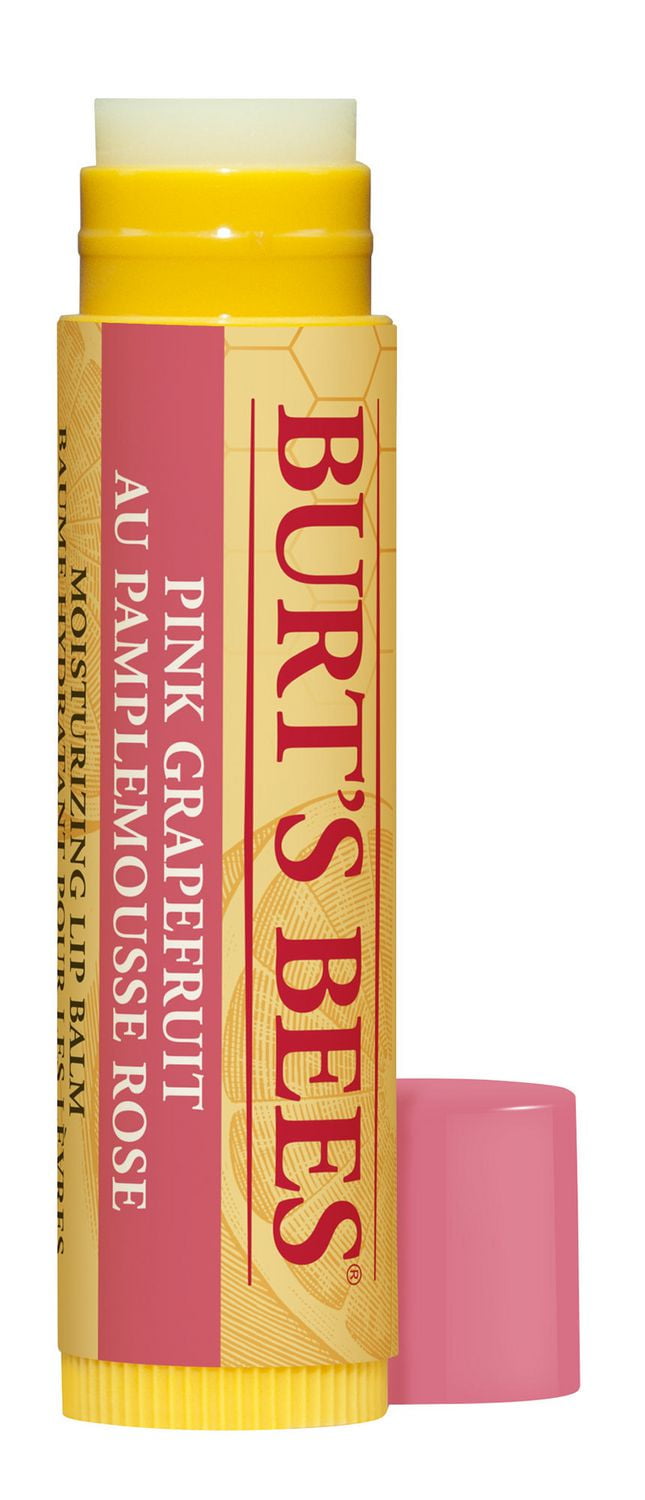 Burt’s Bees 100 Natural Moisturizing Lip Balm, Pink Grapefruit 1