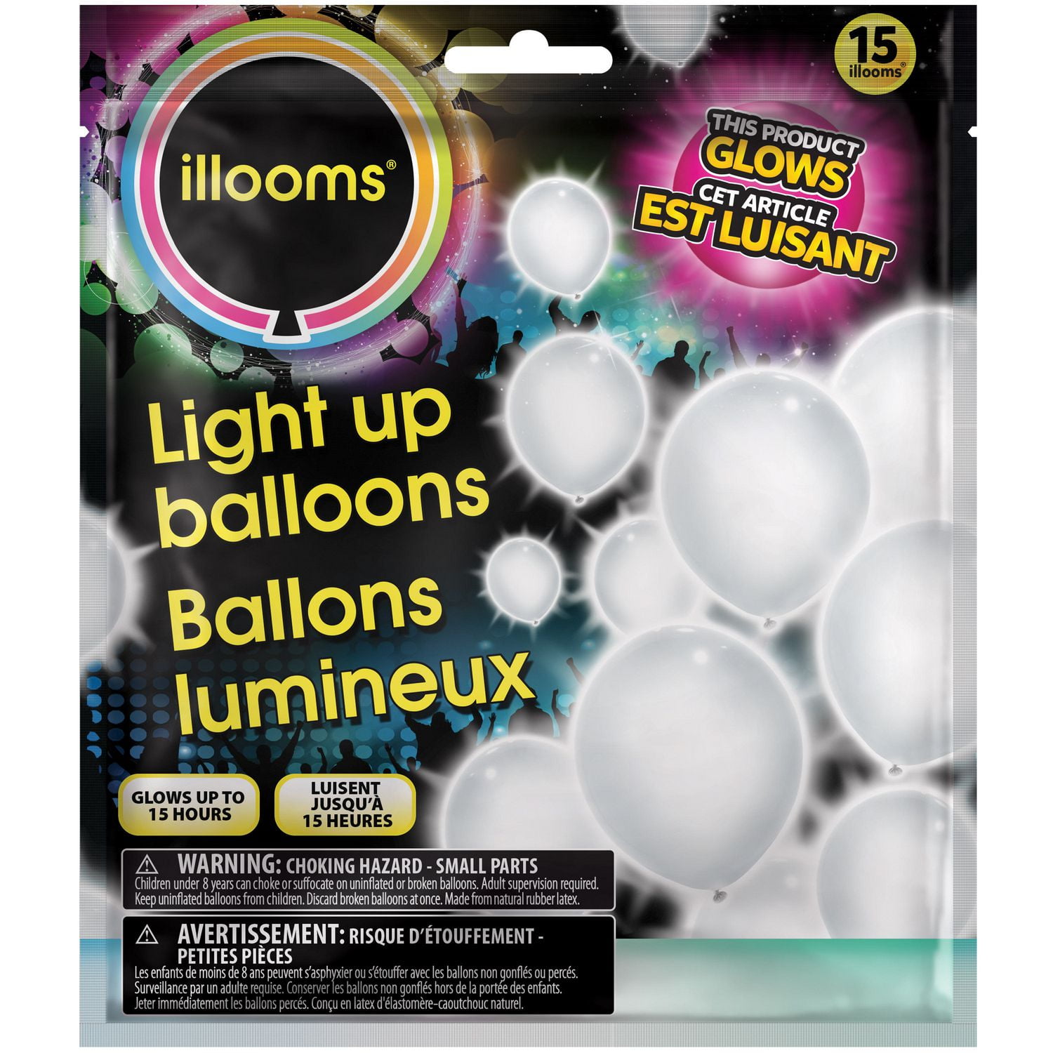 Illooms White LED Light Up Balloons Walmart Canada