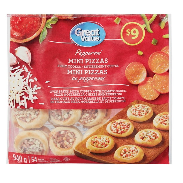 Mini-pizzas au pepperoni Great Value