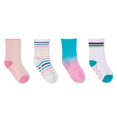 thumbnail image 1 of George Infant Crew Socks with Grippers 4-Pack, 1 of 1