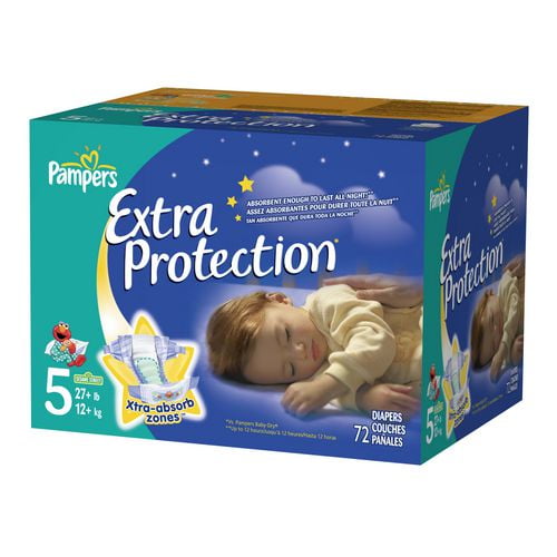Couches Pampers Extra protection super Taille