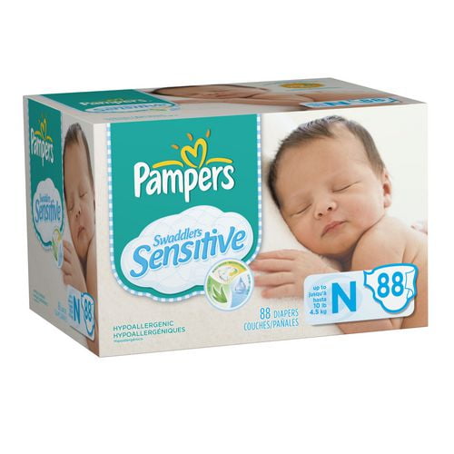 Couches Pampers Swaddlers Sensitive