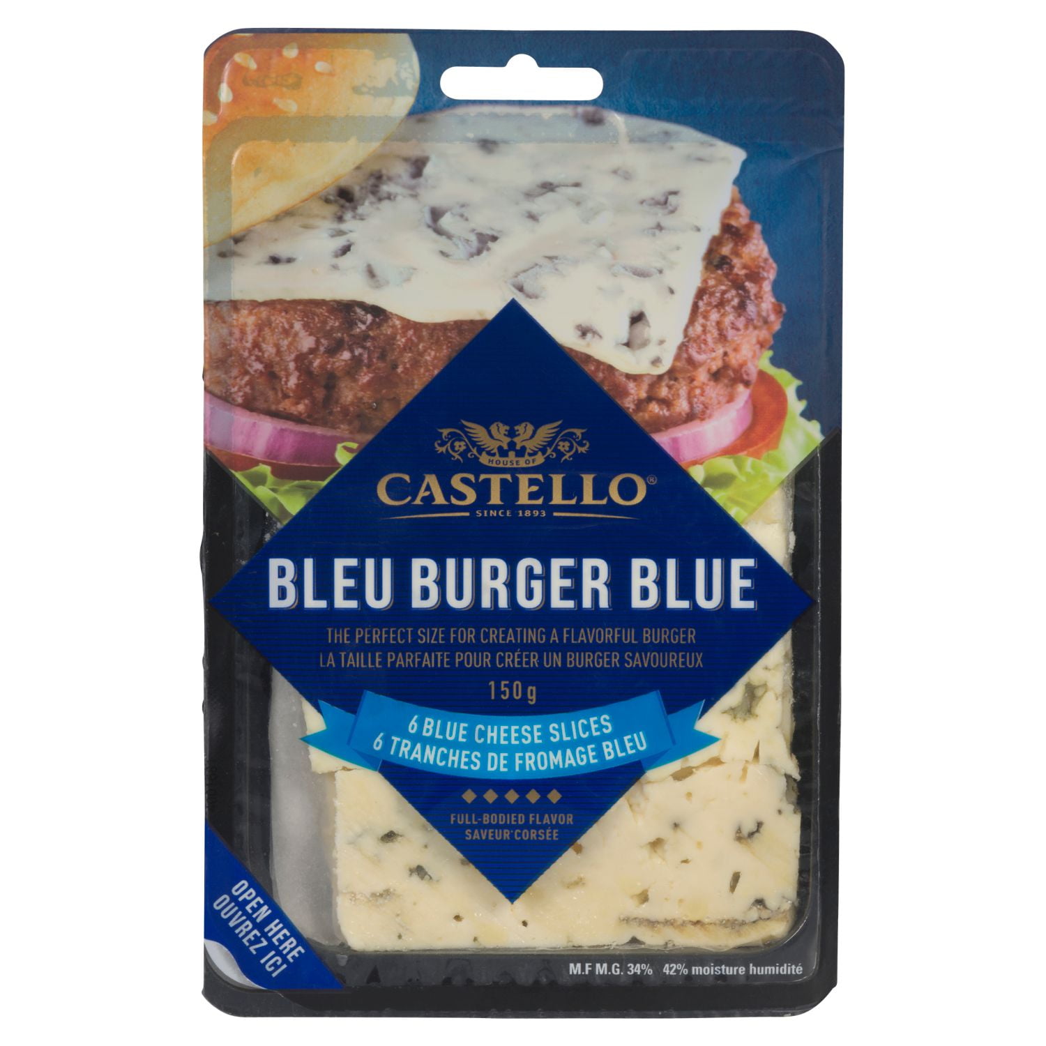 Castello® Castello Burger Blue Cheese Slices Walmart Canada