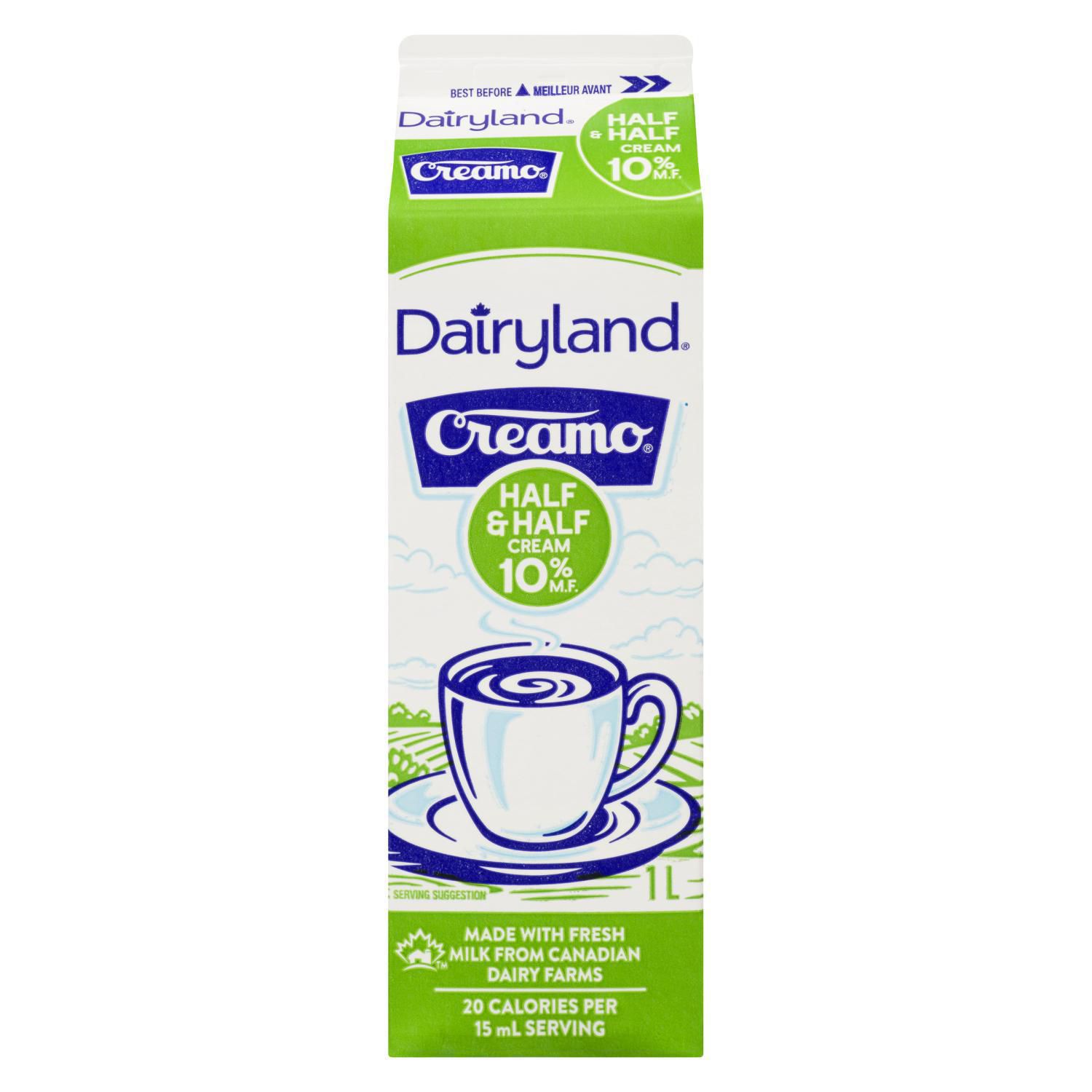 Dairyland 10 Half Half Cereal Cream Walmart Canada
