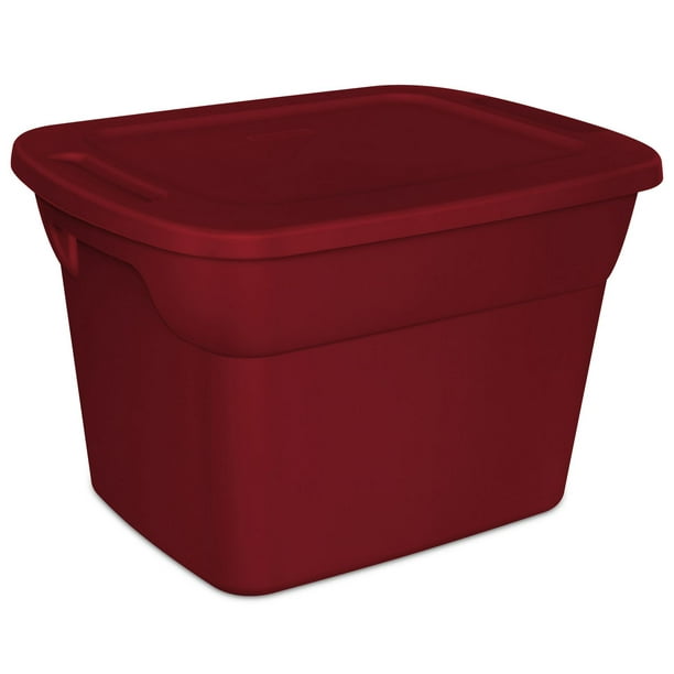 Boîte Sterilite de 68 litres en rouge