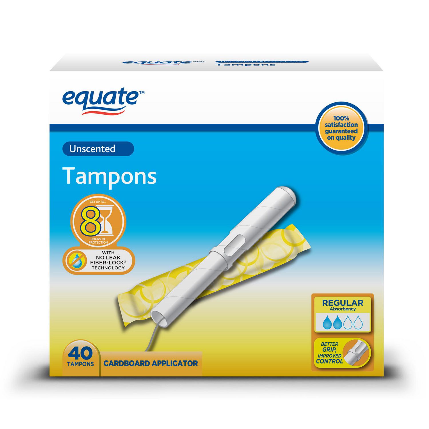 Equate Regular Unscented Tampons Walmart Canada