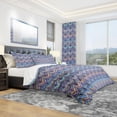 thumbnail image 1 of Designart Zig Zag Pattern Modern & Contemporary Duvet Cover Set, 1 of 1