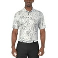 thumbnail image 1 of PGA Tour Course Essentials Polo à manches courtes pour hommes avec imprimé confettis groupés, 1 of 4