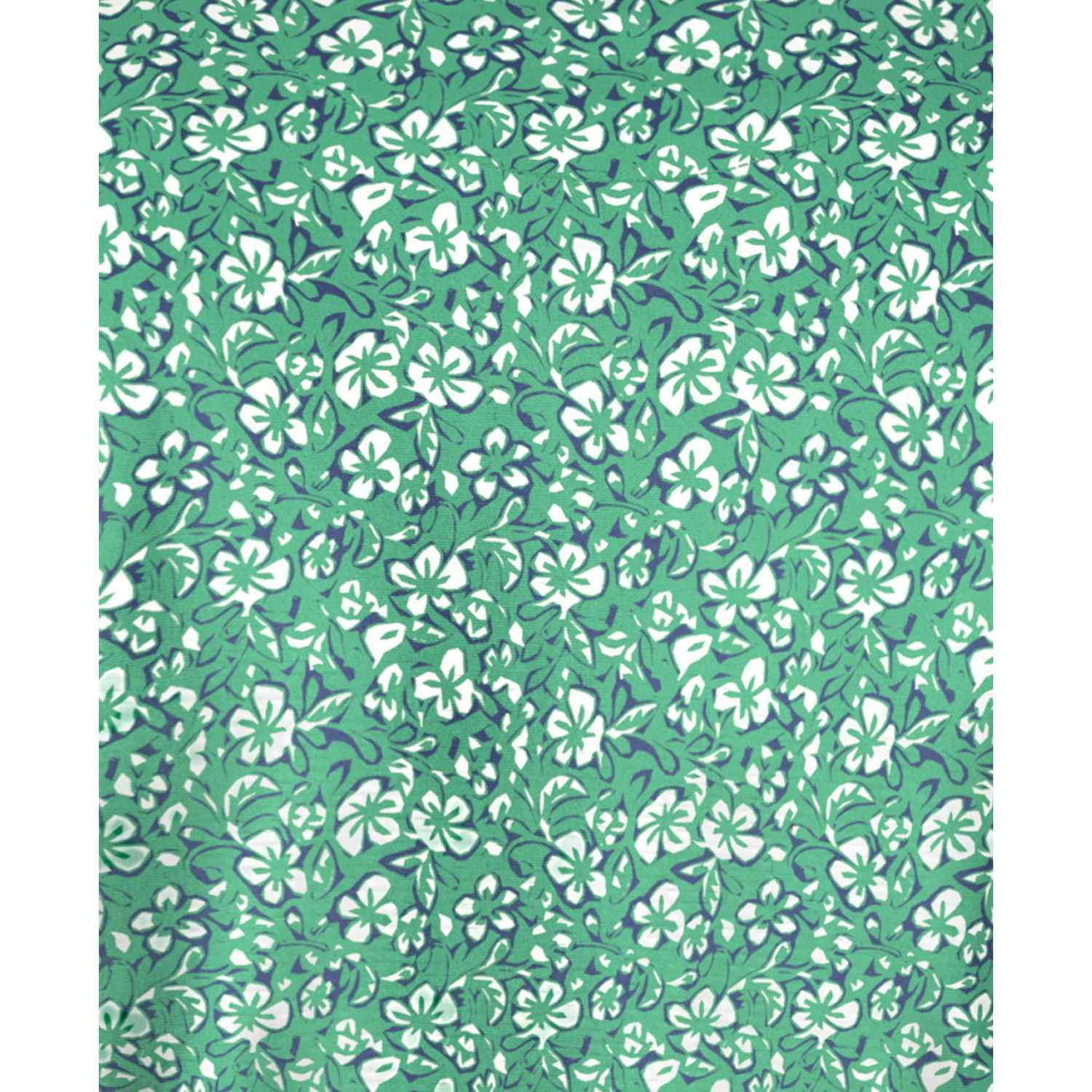 PGA TOUR Course Essentials Men's Abstract Flowers Print Short Sleeve Polo Shirt