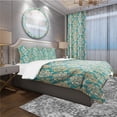 thumbnail image 1 of Designart Arabesque Pattern Oriental Duvet Cover Set, 1 of 1