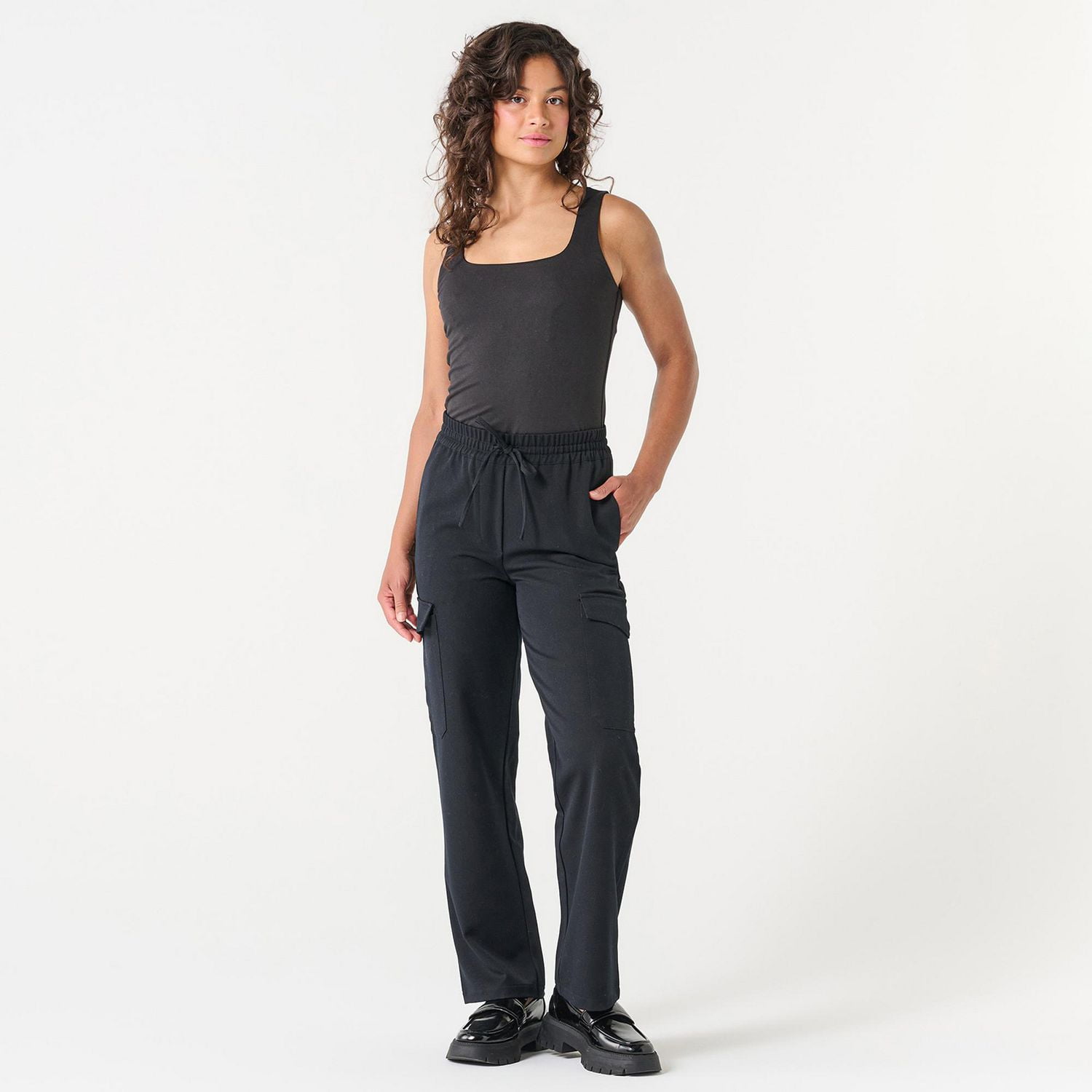 DV WIDE LEG CARGO PANTS, PANTS