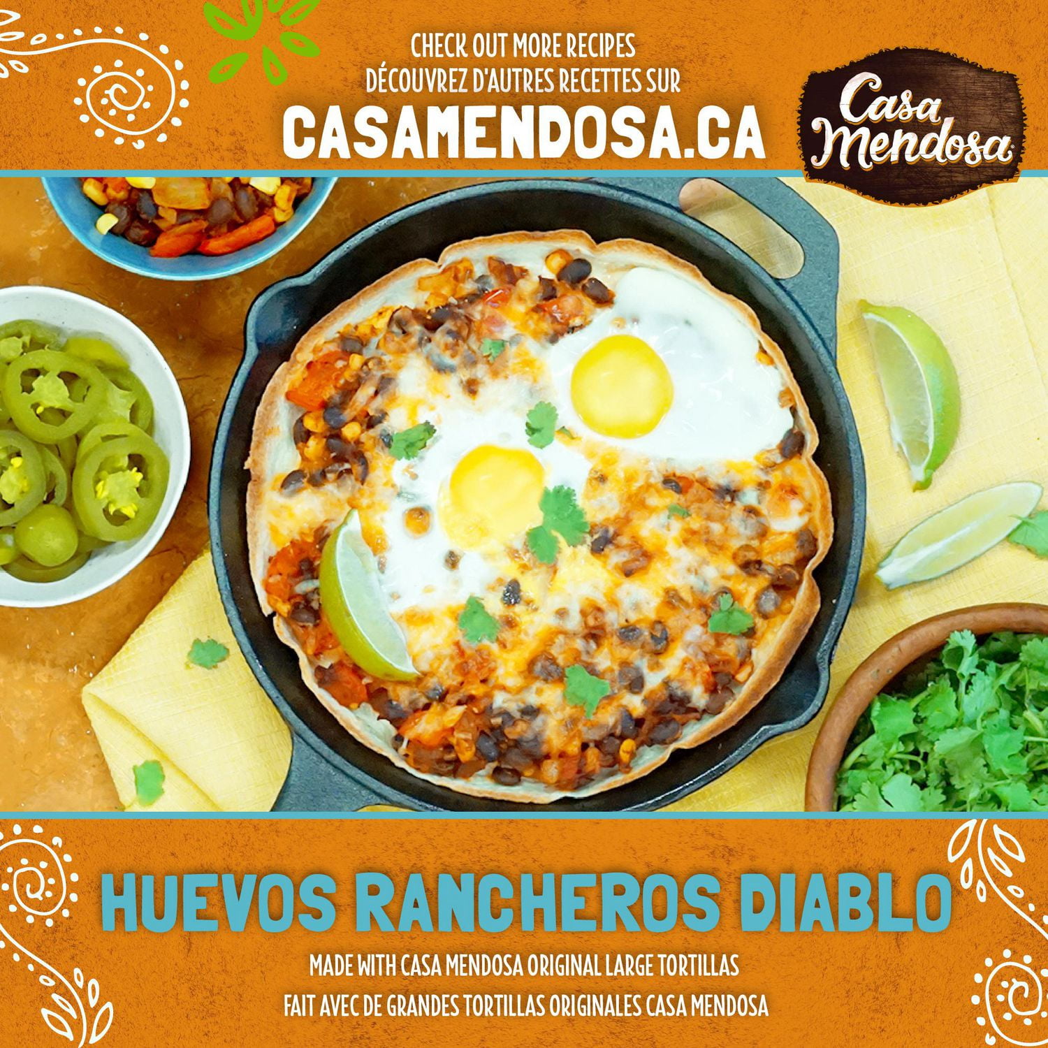 Casa Mendosa Original 10" Large Tortillas, 10 ct, 640 g