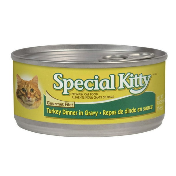Special Kitty Gourmet Filet Aliments pour chats de prime Repas de dinde en sauce, 156 g