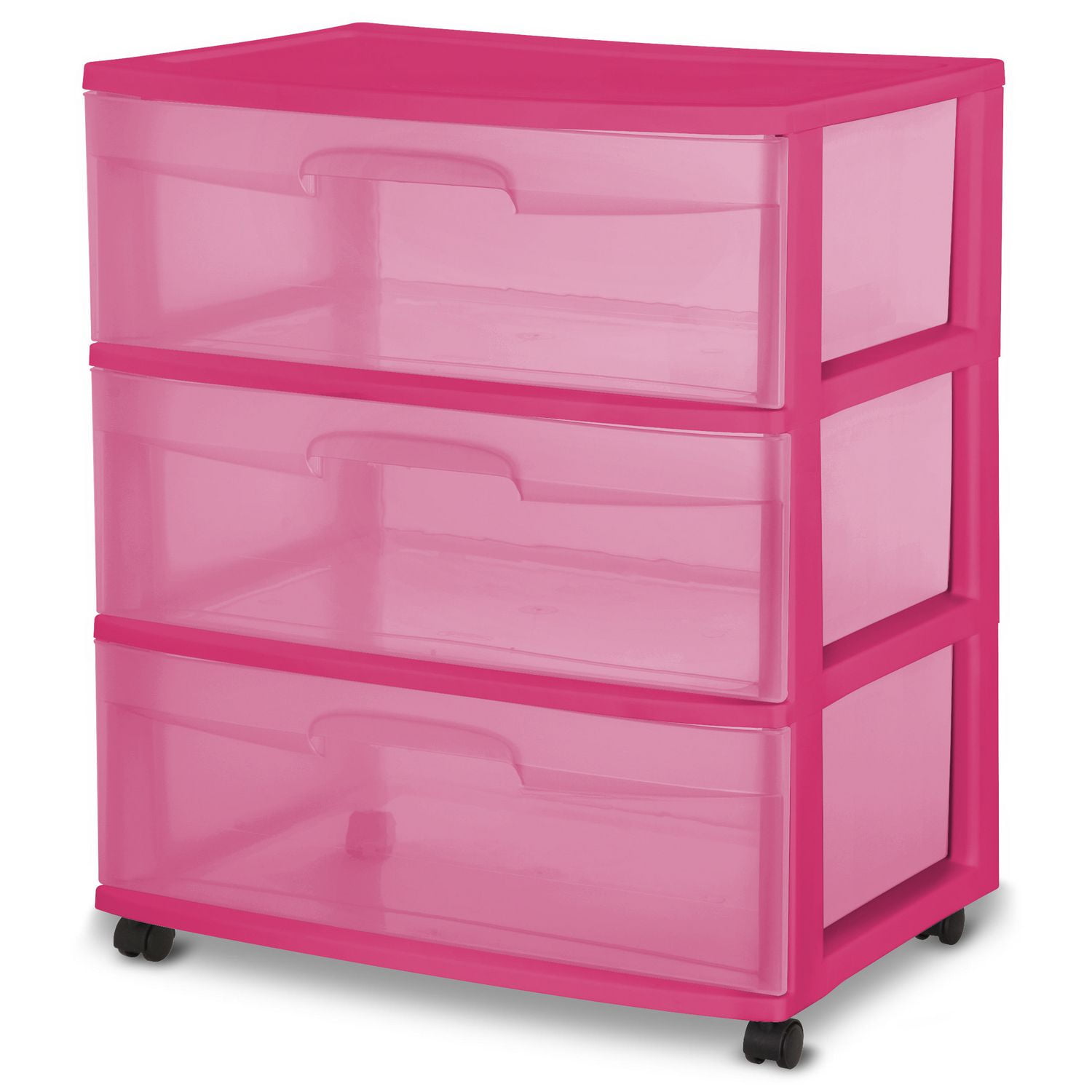 Sterilite Wide Three Drawer Cart Walmart Canada