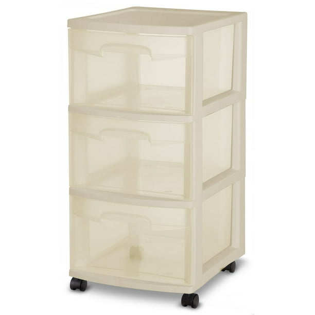 Sterilite 3 Drawer Cart - Wheat - Walmart.ca