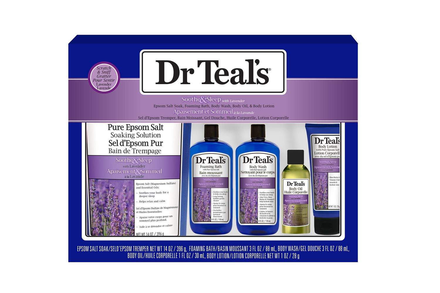 Dr. Teal's Dr Teal's Lavender Bath Gift Set Walmart Canada